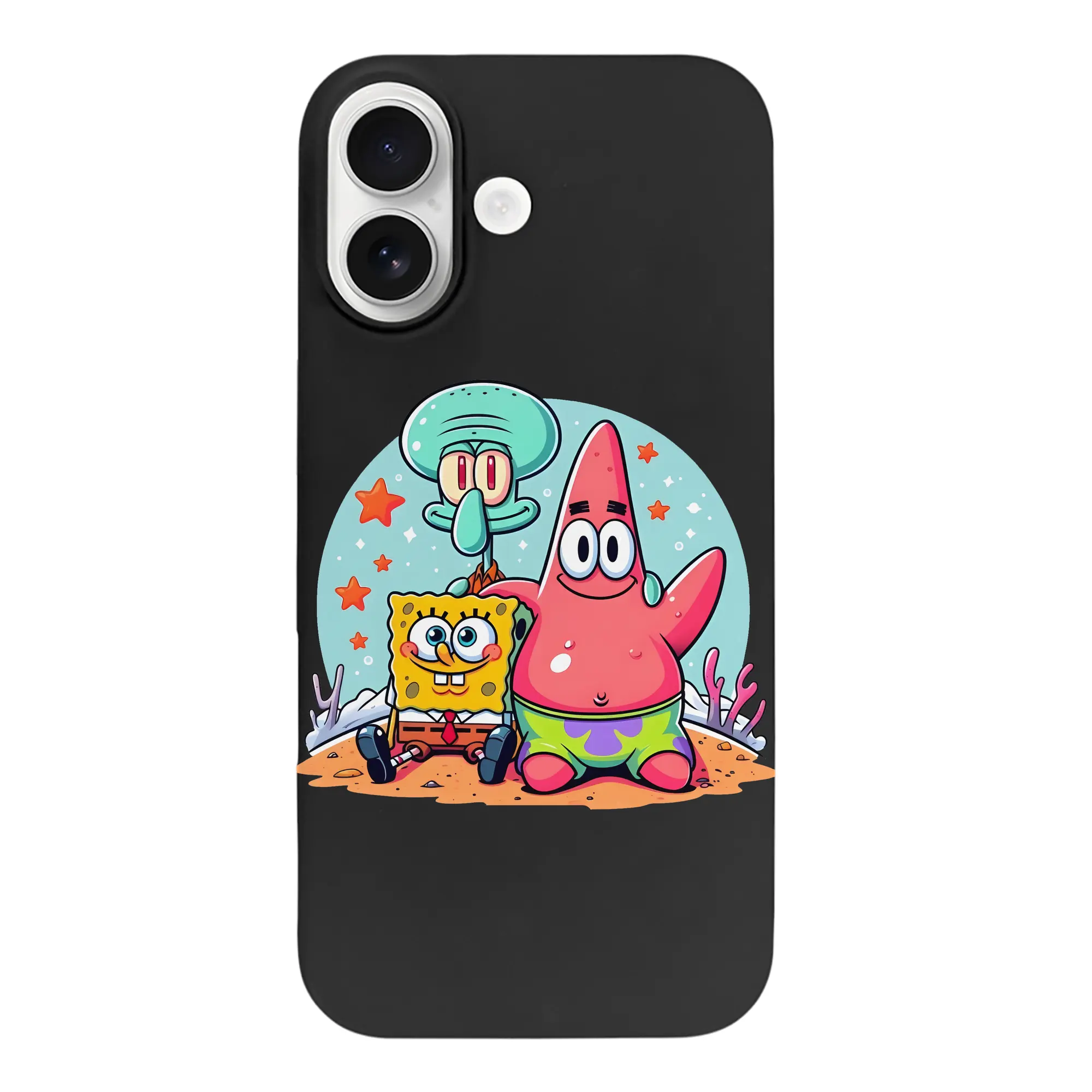 スポンジボブ グッズ パトリック・スター - iPhone 17 シリーズ シリコンケース 薄型 耐衝撃 指紋防止 ソフトタッチカバー 精密フィット 傷防止 保護ケース iPhone 17/17 Air/17 Pro/17 Pro Max 対応